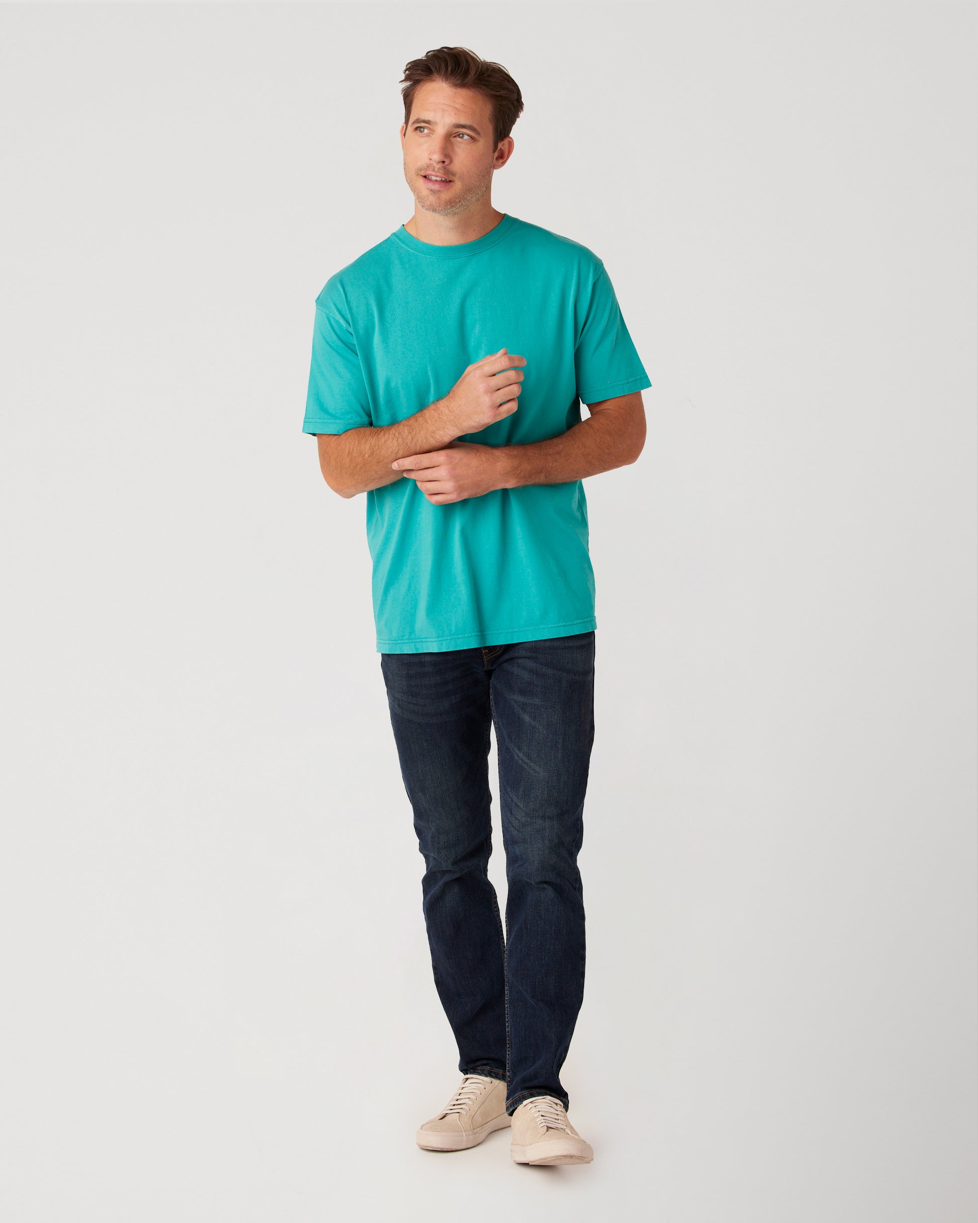 Cotton Heritage Garment Dyed Short Sleeve T-Shirt (OU1690) - Kraft Life Custom Apparel