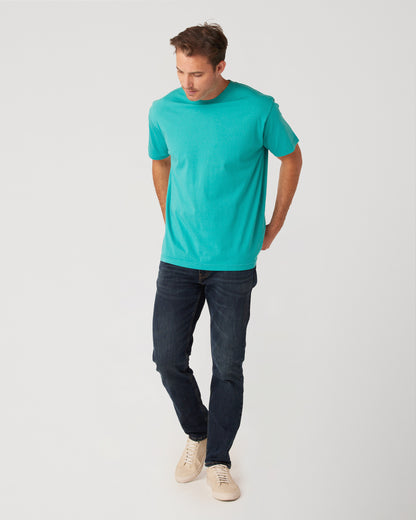 Cotton Heritage Garment Dyed Short Sleeve T-Shirt (OU1690) - Kraft Life Custom Apparel