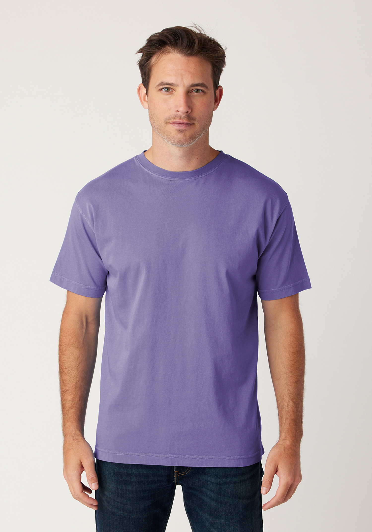 Cotton Heritage Garment Dyed Short Sleeve T-Shirt (OU1690) - Kraft Life Custom Apparel