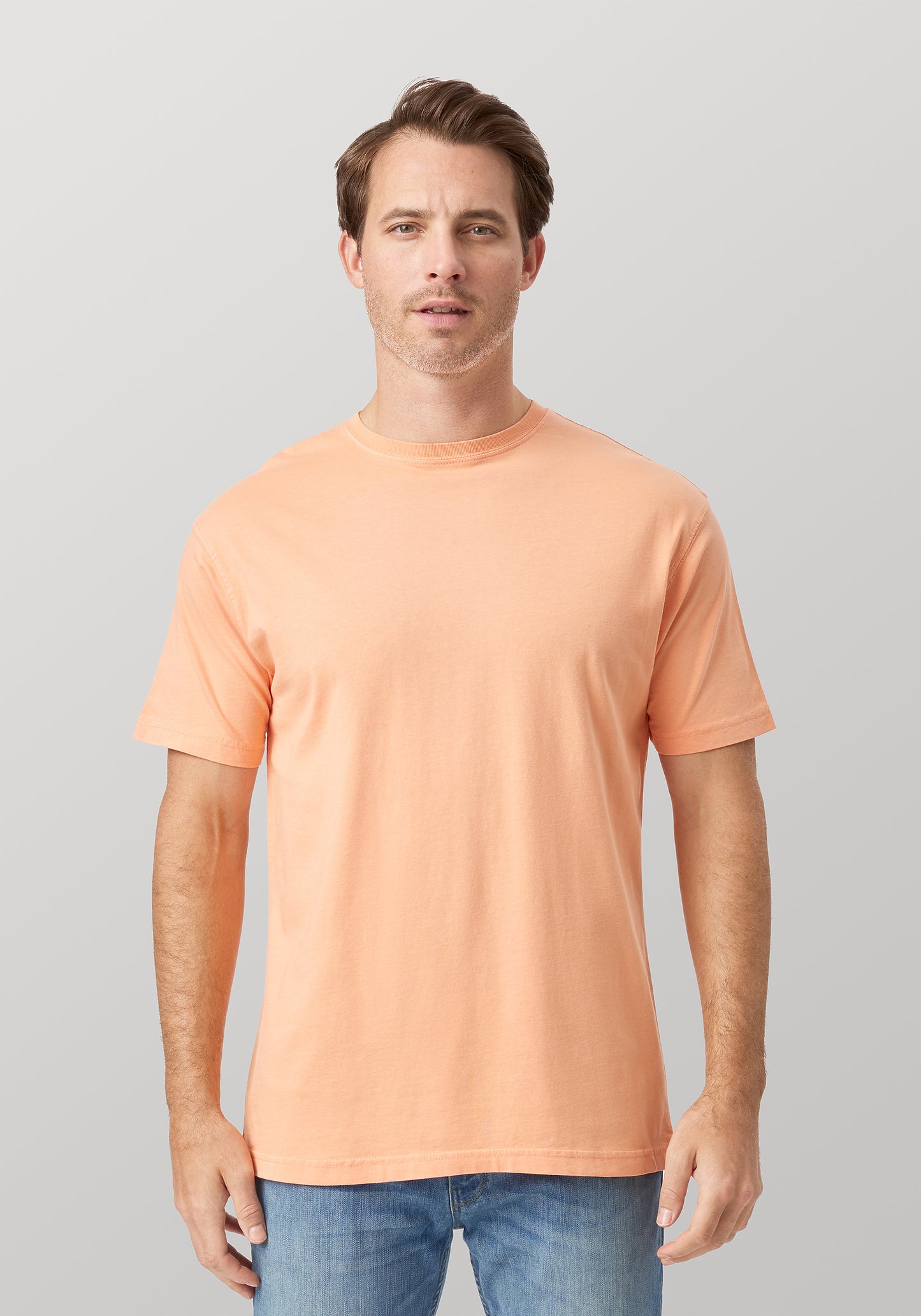 Cotton Heritage Garment Dyed Short Sleeve T-Shirt (OU1690) - Kraft Life Custom Apparel