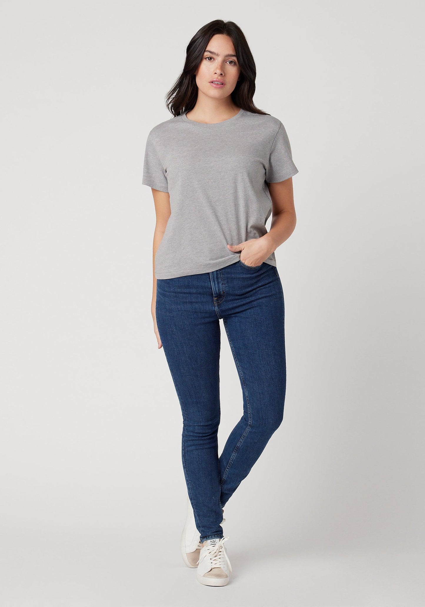 Cotton Heritage Women's High Waisted Tee (OW1086) - Kraft Life Custom Apparel