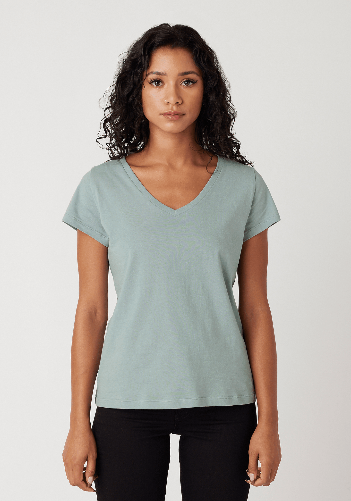 Cotton Heritage - Women's V-Neck T-Shirt (W1247) - Kraft Life Custom Apparel