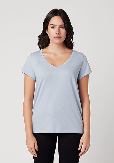 Cotton Heritage - Women's V-Neck T-shirt (W1247)