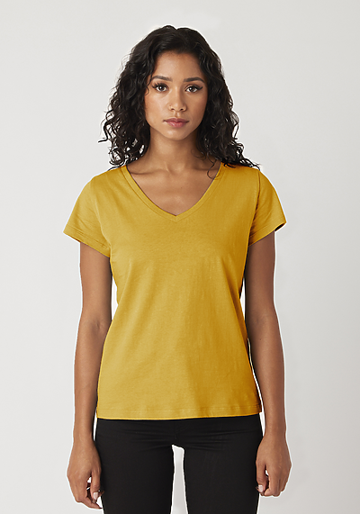 Cotton Heritage - Women's V-Neck T-shirt (W1247)