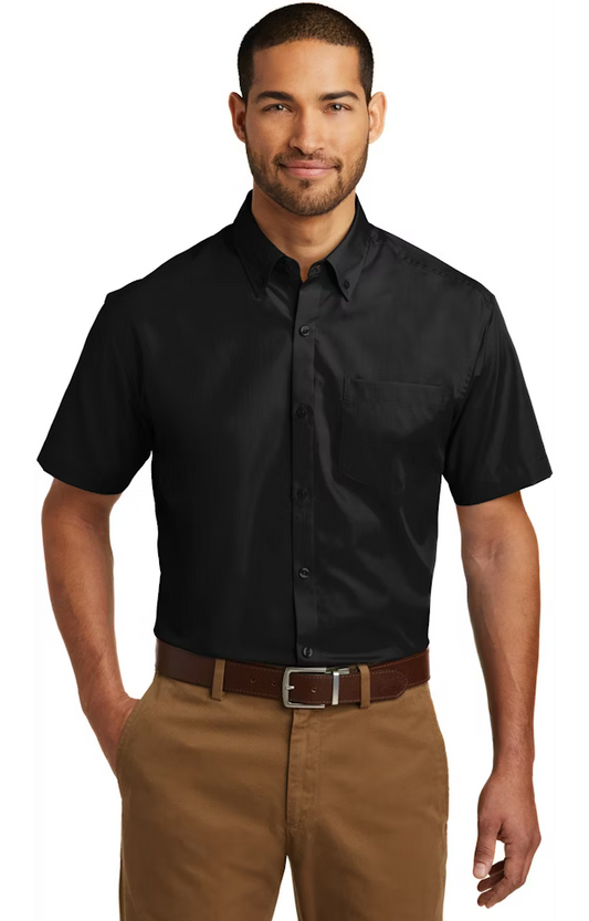 Port Authority Short Sleeve Carefree Poplin Shirt - W101