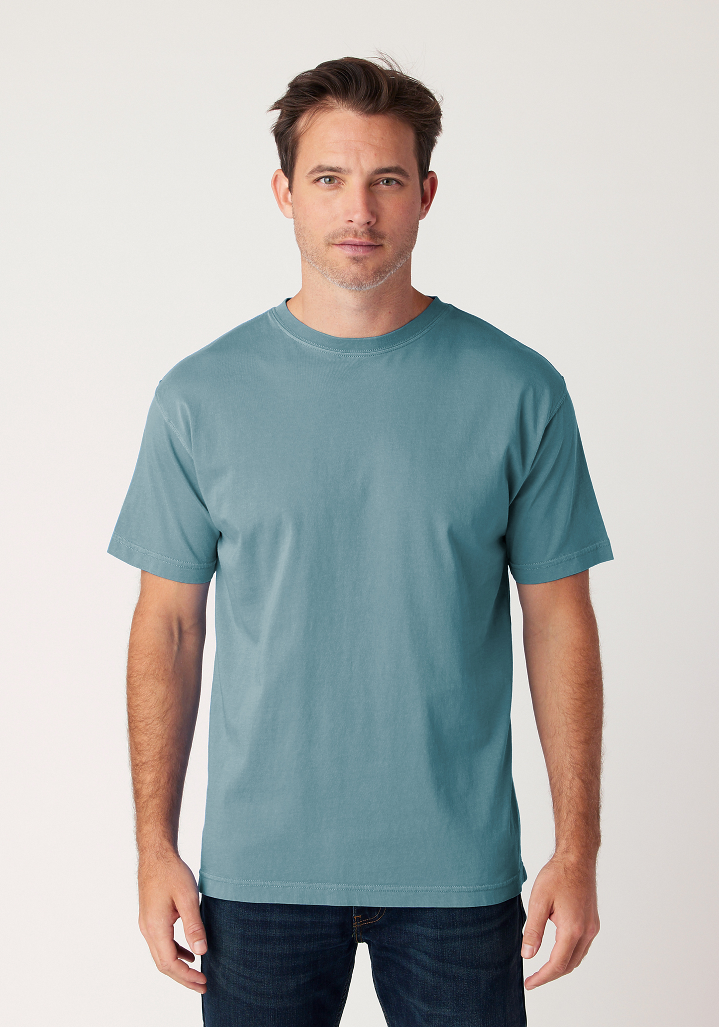 Cotton Heritage Garment Dyed Short Sleeve T-Shirt (OU1690) - Kraft Life Custom Apparel