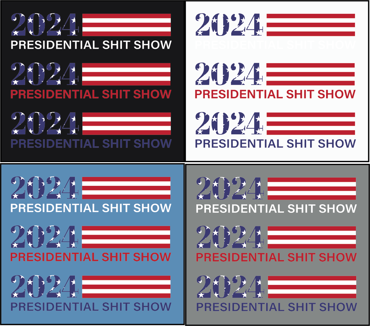 Presidential Sh** Show DTF Design
