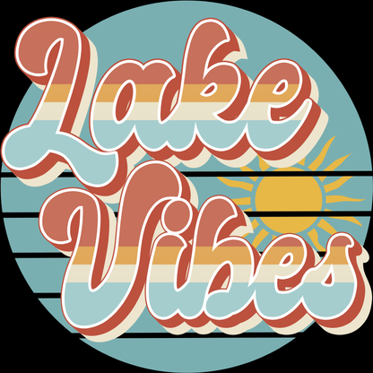 Lake Vibes - Retro - Kraft Life Custom Apparel