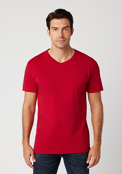 Cotton Heritage - Men's V-Neck T-Shirt (MC1047)