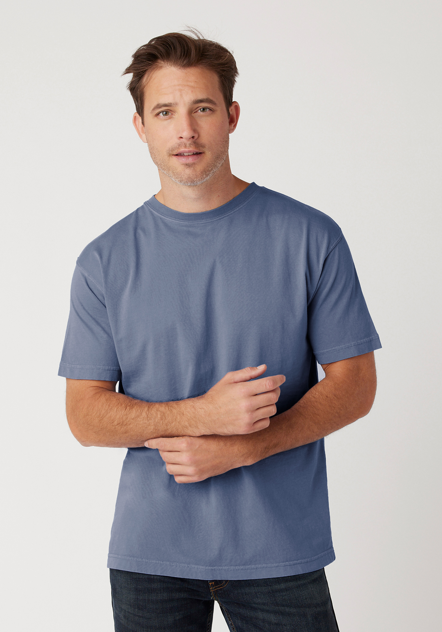 Cotton Heritage Garment Dyed Short Sleeve T-Shirt (OU1690) - Kraft Life Custom Apparel