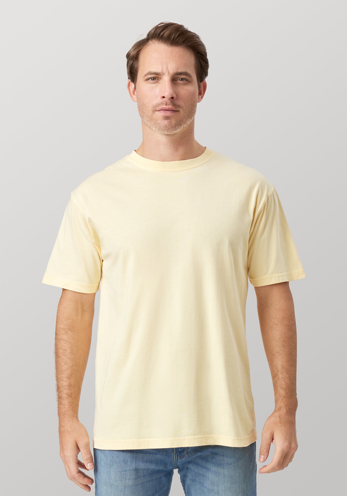 Cotton Heritage Garment Dyed Short Sleeve T-Shirt (OU1690) - Kraft Life Custom Apparel