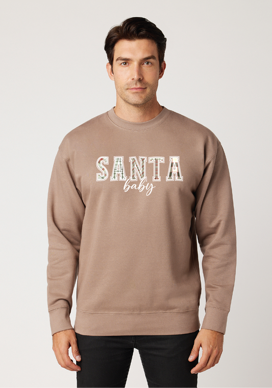 Cotton Heritage Unisex Premium Crew Neck Sweatshirt (M2480) Santa Baby